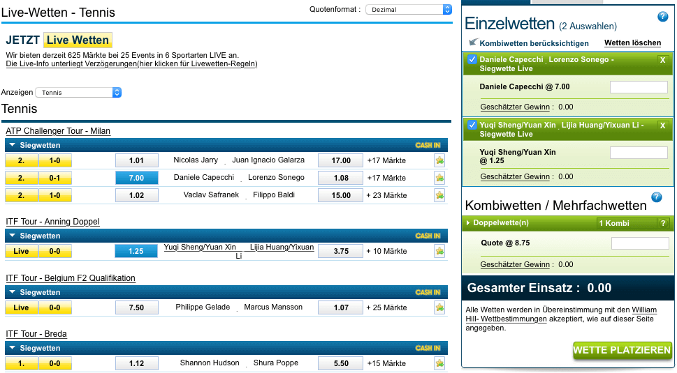 williamhill livewetten