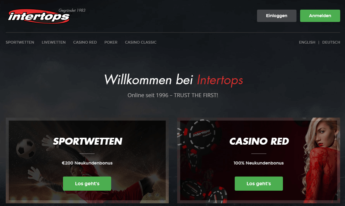 Intertops Sportwetten