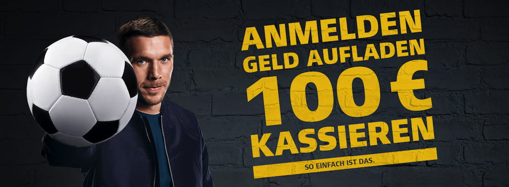 100 € XTiP Bonus Lukas Podolski 