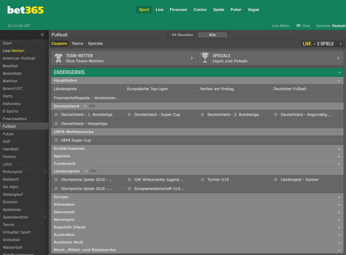 Bet365 Fussball Bet365 Fussball