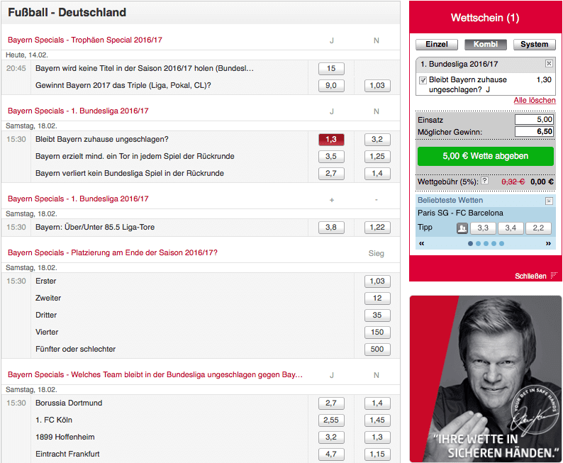 Tipico Bundesliga Wetten