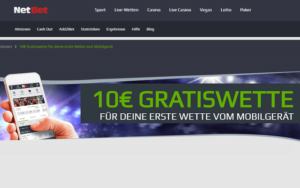 Netbet: 5-€-Gratiswette für drei gewonnene Live-Wetten