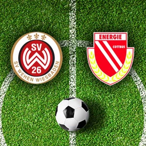 Wehen Wiesbaden gegen Energie Cottbus