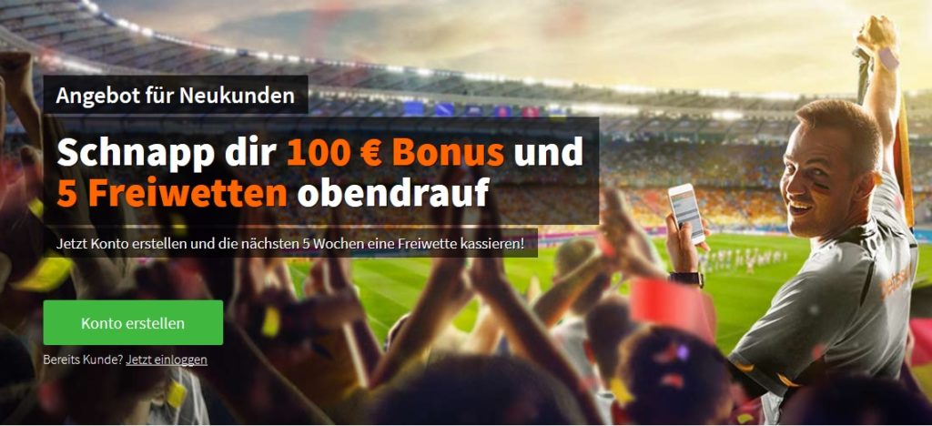 100 CHF bonus und freiwetten betsson