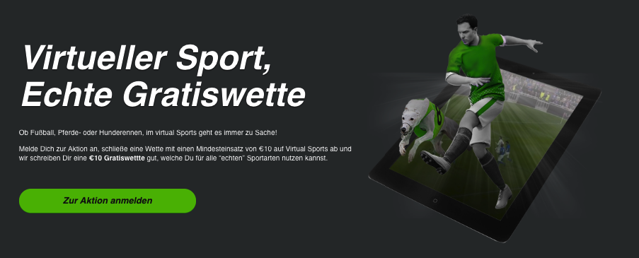Gratiswette 10 CHF Mobilebet Virtual Sports