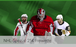 Betway NHL-Spezial: Freiwette bis 25 €, wenn ihr Team in der Verlängerung verliert