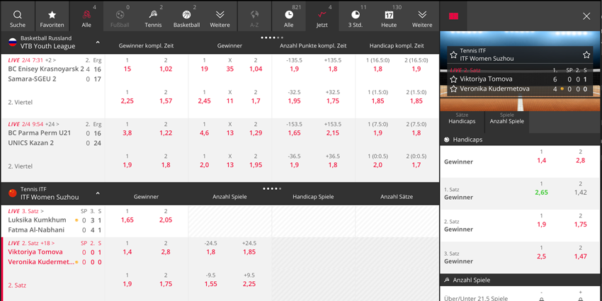 NeoBet Livewetten