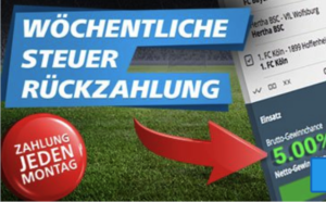 Sportingbet: Holen Sie sich die Wettsteuer für Kombiwetten zurück