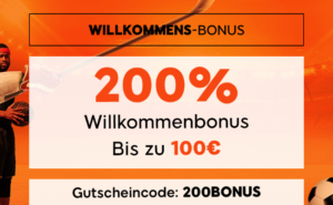 888sport: Exklusiver 200% Einzahlungsbonus bis 100 € für Neukunden!