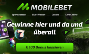 Mobilebet Sportwetten Bonus: Neukunden erhalten bis zu 100 € Prämie!