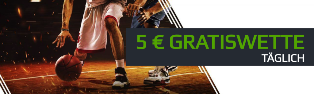 5 CHF gratiswette basketball netbet