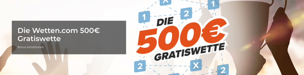 wetten.com 500 CHF gratiswette