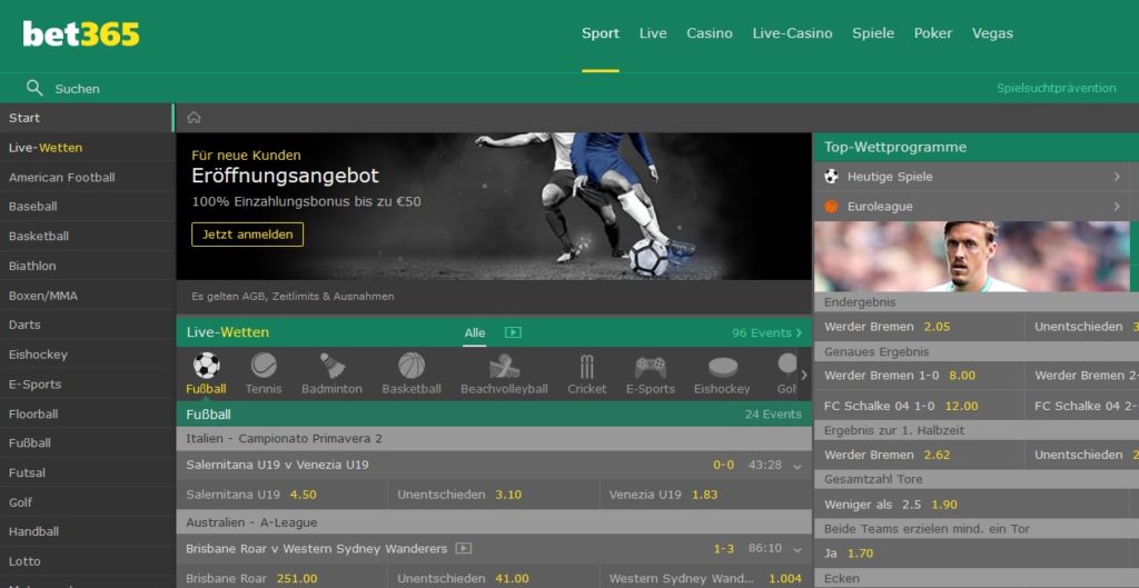 Bet365 Erfahrungen 2019