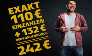 XTiP: Im März 110 € einzahlen und mit 242 € Wettguthaben starten!