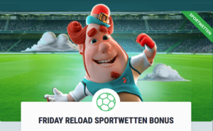 22bet: Jeden Freitag bis zu 50 € Reload-Bonus für Bestandskunden!
