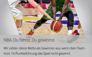 NBA Wetten bei Betway gewinnen, auch wenn Ihr Team das Spiel verliert!