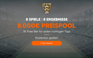888sport Super 8: 8 Spiele, 8 Resultate = 8.000 € warten auf Sie