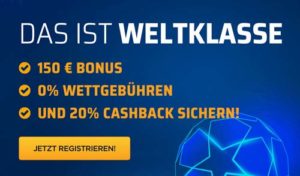 Bet3000: 20% Cashback dauerhaft + komplette Steuerfreiheit