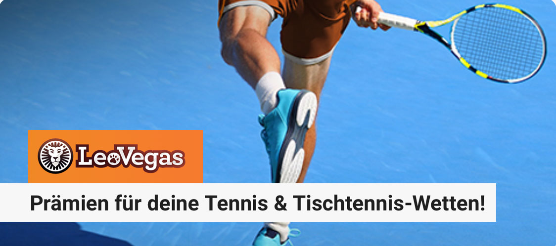 LeoVegas Tennis Promo