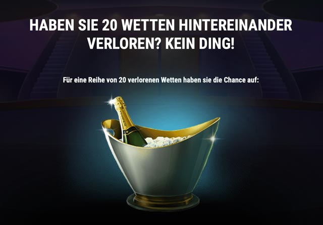 22bet Bonus auf verlorene Wetten