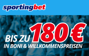 Sportingbet: Deutsche Lizenz mit nagelneuem Bonus