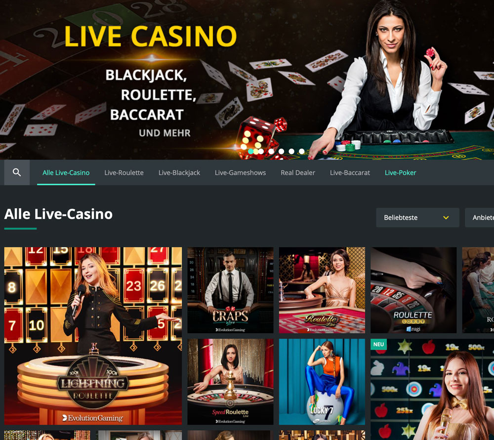 1Bet Livecasino