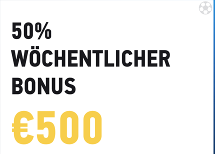 FEZbet: Neu einzahlen und bis zu 500 € Reload-Bonus kassieren!