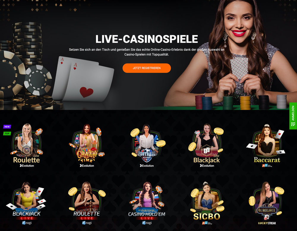 Betonic Live Casino