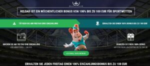 22Bet Reload Bonus: Jeden Freitag 100 € als Bonus kassieren
