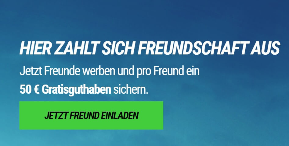NEO.bet Freundschaftswerbung: Jetzt 50 € als Prämie erhalten!