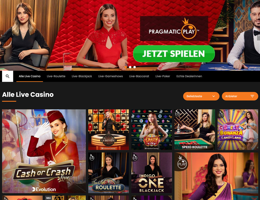 HOT.bet Livecasino