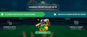 22Bet: Cashback Bonus zur Indian Premier League Cricket