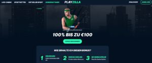 Playzilla Bonus: Jetzt bis zu 100 € als Willkommensbonus sichern!