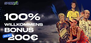 Sportaza Sportwetten: Holen Sie sich 200 € Willkommensbonus!