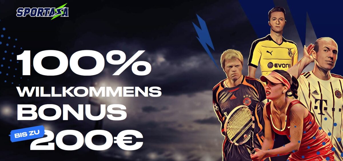 Sportaza Sportwetten: Holen Sie sich 200 € Willkommensbonus!
