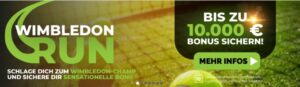Happybet Gewinnspiel: Bis zu 10.000 € für Wetten auf Wimbledon!