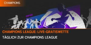 888Sport: 5 € Gratiswette für alle Champions League Spieltage