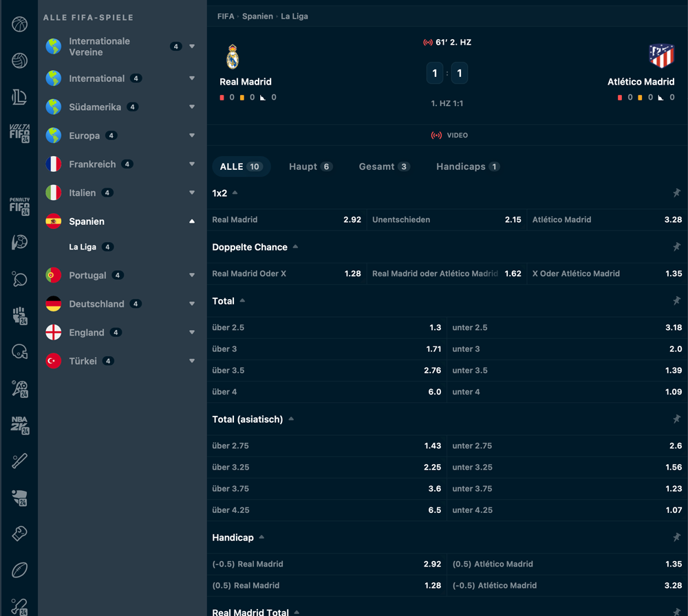 Rollino Livewetten