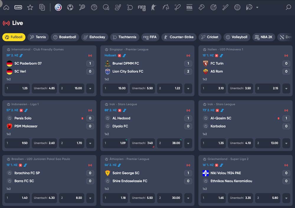 Sportwetten Instant Casino